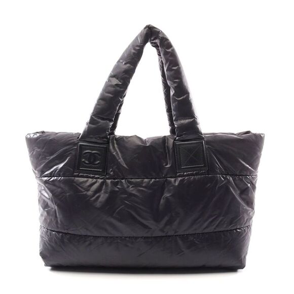 Chanel Coco Cocoon MM Nylon Leather Tote Bag - Picture 1 of 6